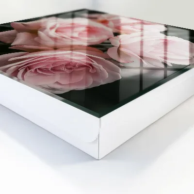 Armario llaves de pared Rosas rosadas