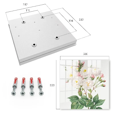 Armario llaves de pared Encanto floral