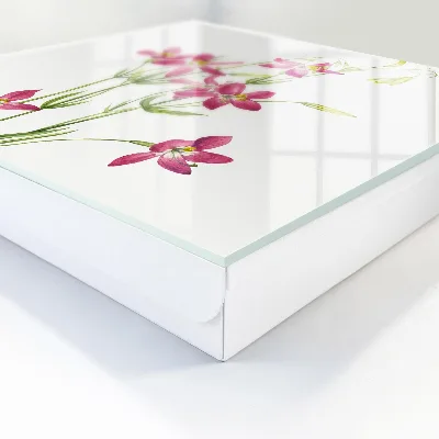 Armario llaves de pared Flores rosas