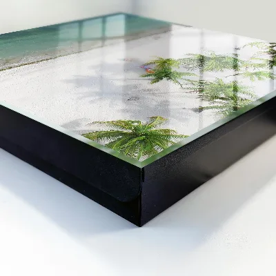 Caja de llaves Playa tropical