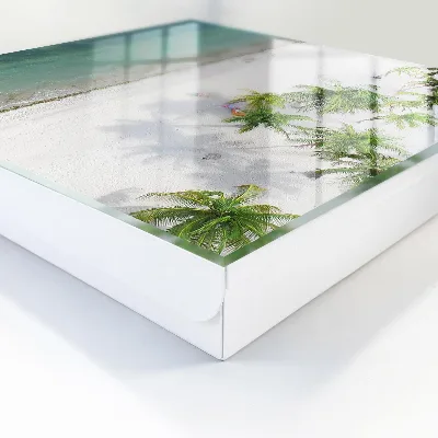 Caja de llaves Playa tropical