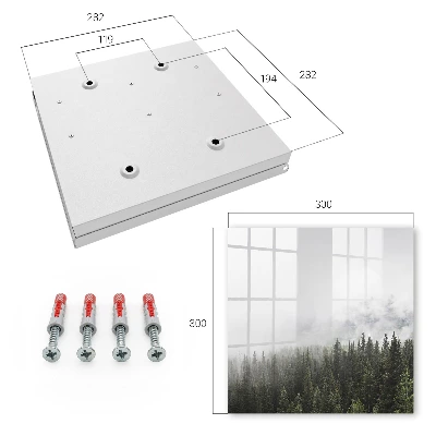 Caja de llaves Pinos neblinosos
