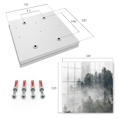 Caja de llaves Bosque brumoso