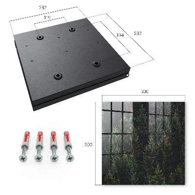 Caja de llaves Bosque verde