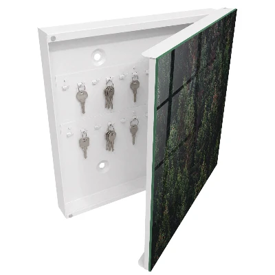 Caja de llaves Bosque verde
