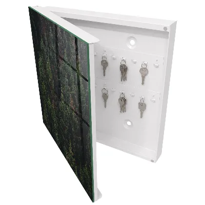 Caja de llaves Bosque verde