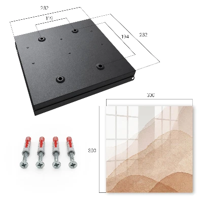 Armario llaves de pared Paisajes beige