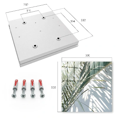 Caja de llaves Palmeras y sombras
