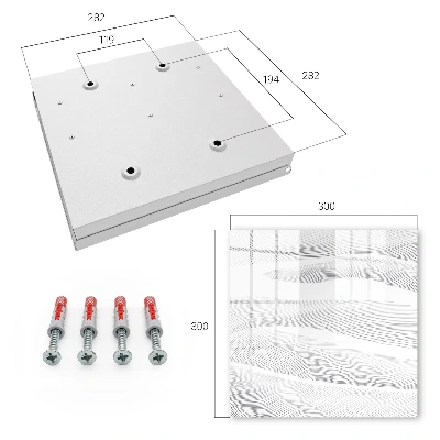 Armario llaves de pared Ondas lineales