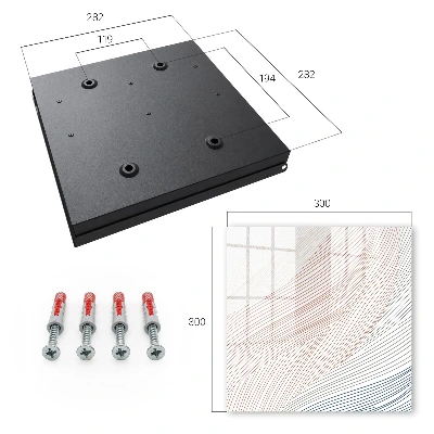 Caja de llaves Líneas onduladas