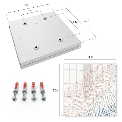 Caja de llaves Líneas onduladas
