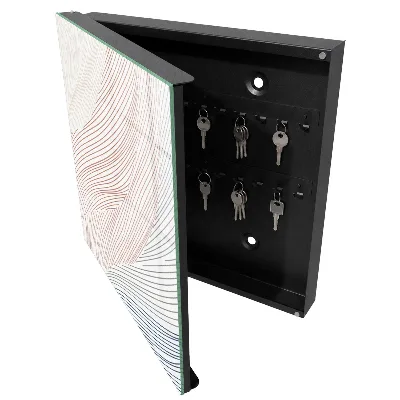 Caja de llaves Líneas onduladas