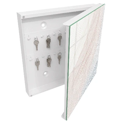 Caja de llaves Líneas onduladas