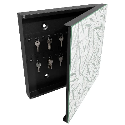 Caja de llaves Patrón de hojas