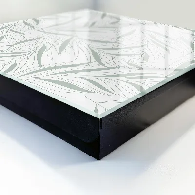 Caja de llaves Patrón de hojas