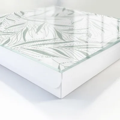Caja de llaves Patrón de hojas