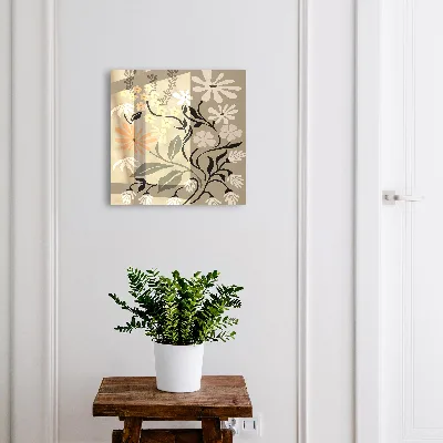 Armario llaves de pared Motivo floral