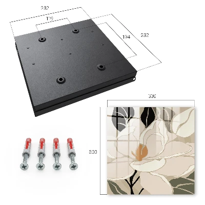 Caja de llaves Elegancia vegetal
