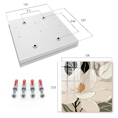 Caja de llaves Elegancia vegetal