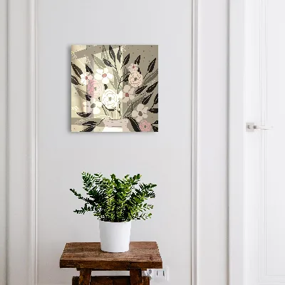 Armario de llaves Arreglo floral