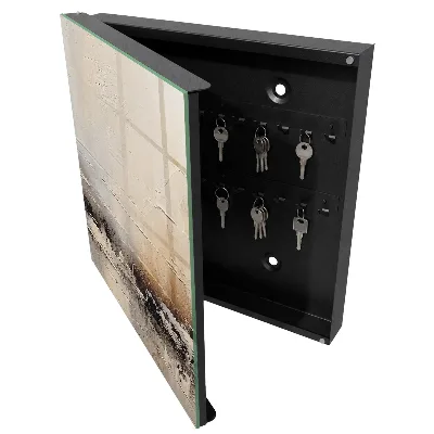 Caja de llaves Pintura abstracta de paisaje