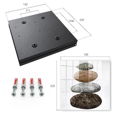 Armario llaves de pared Conjunto de piedras