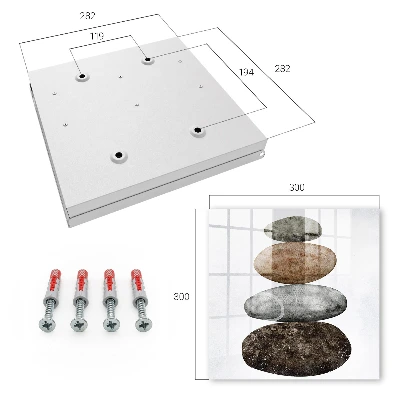 Armario llaves de pared Conjunto de piedras