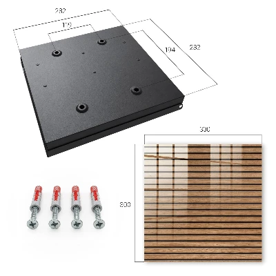 Caja de llaves Paneles de madera