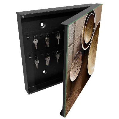 Caja de llaves Conjunto marrón