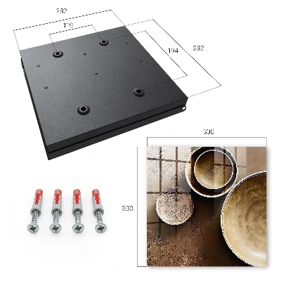 Caja de llaves Conjunto marrón