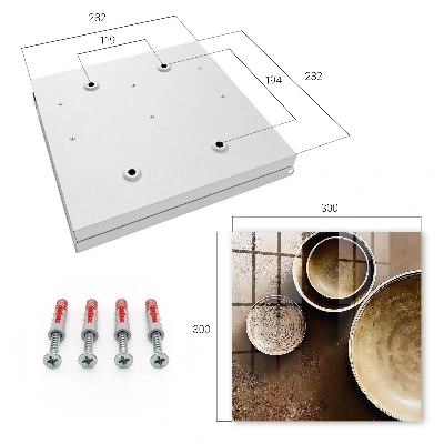 Caja de llaves Conjunto marrón