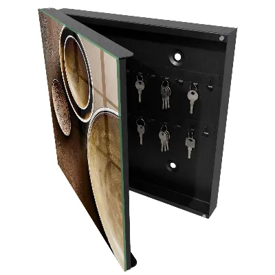 Caja de llaves Conjunto marrón