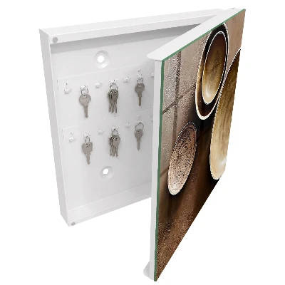 Caja de llaves Conjunto marrón