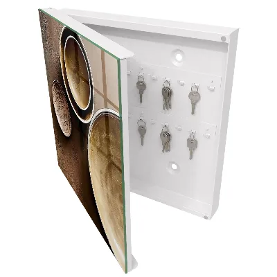 Caja de llaves Conjunto marrón