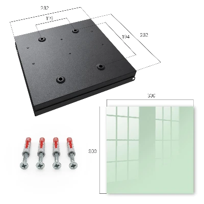Armario llaves de pared Verde menta