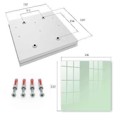 Armario llaves de pared Verde menta
