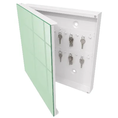 Armario llaves de pared Verde menta