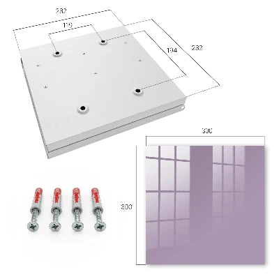 Armario llaves de pared Morado lila