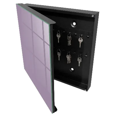 Armario llaves de pared Morado lila