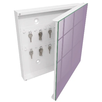 Armario llaves de pared Morado lila
