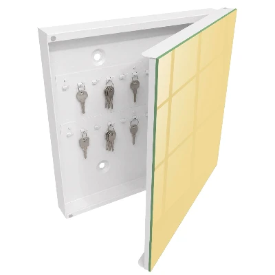 Armario llaves de pared Amarillo cremoso
