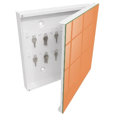 Caja de llaves Naranja pastel