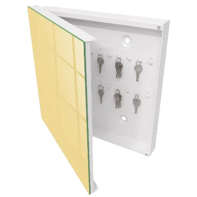 Caja de llaves Naranja pastel