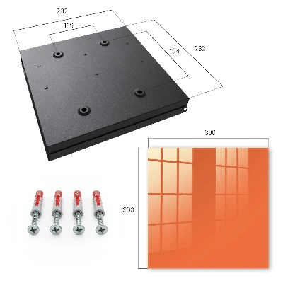 Armario llaves de pared Naranja fuerte
