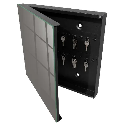 Armario llaves de pared Marrón claro
