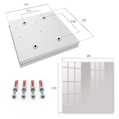 Caja de llaves Gris ceniza