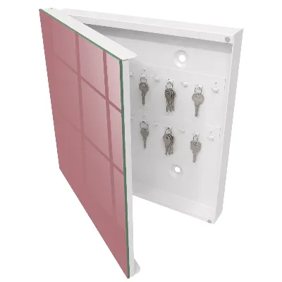 Armario llaves de pared Rosa empolvado