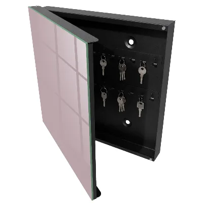 Armario llaves de pared Lila pastel