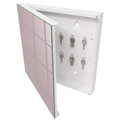 Armario llaves de pared Lila pastel