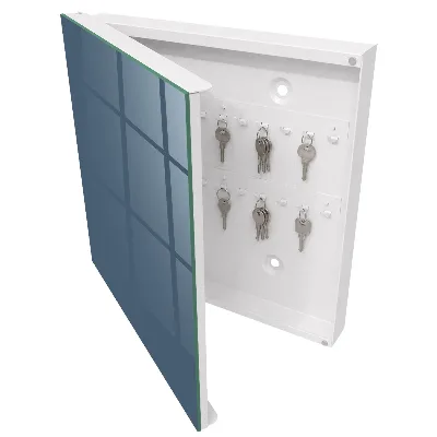 Caja de llaves Azul marino pastel